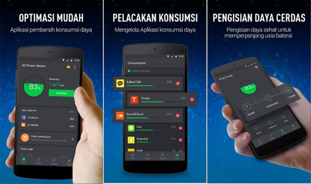 Aplikasi penghemat baterai GO Battery Saver