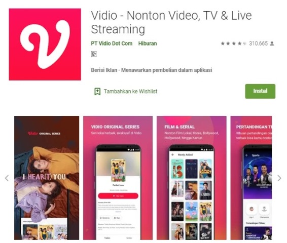 Aplikasi nonton TV Indonesia online Aplikasi nonton TV Indonesia online