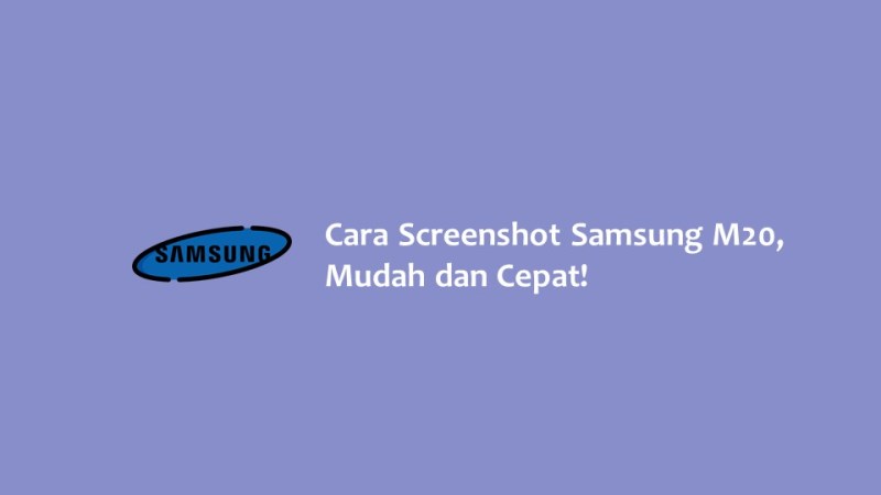 Cara Screenshot Samsung M20