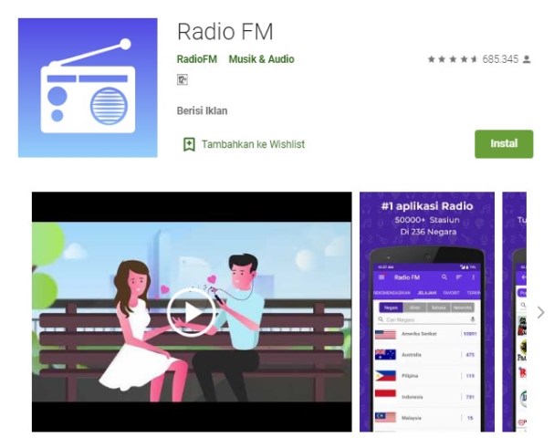 Aplikasi Radio FM Aplikasi Radio FM