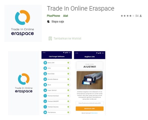 Aplikasi Trade In Online Eraspace