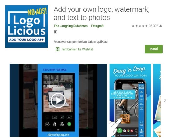 Aplikasi Watermark Photos