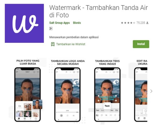 Aplikasi watermark video
