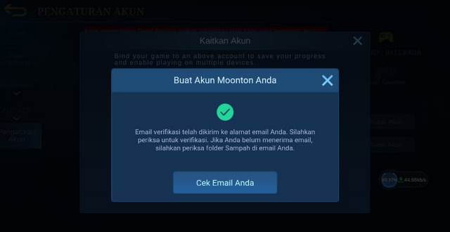 Cara daftar akun Moonton Mobile Legends Cara daftar akun Moonton Mobile Legends