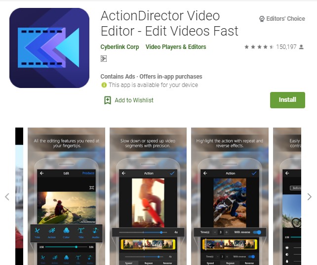 ActionDirector Video Editor