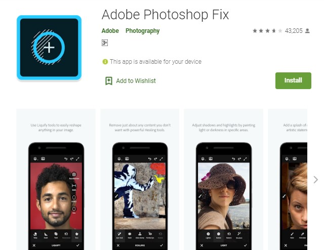 Adobe Photoshop Fix Aplikasi Edit Foto Makanan