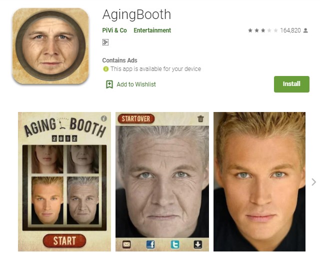 Aging Booth Aplikasi Foto Jadi Tua