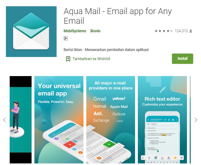 Aplikasi Aqua Mail