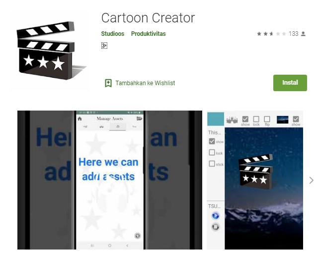 Aplikasi Cartoon Creator