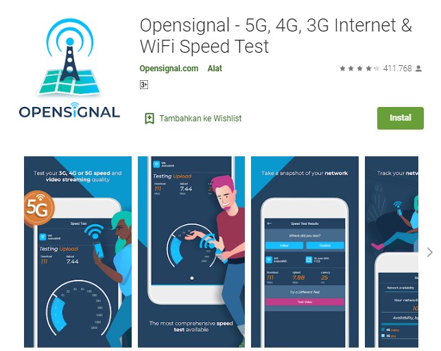 Aplikasi Sinyal 4G