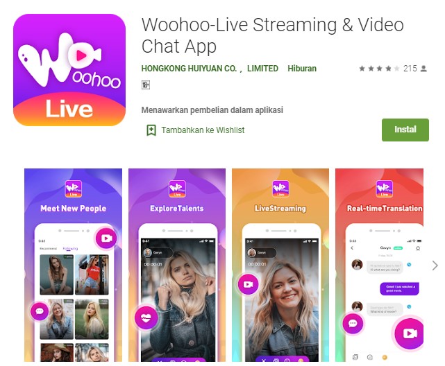 Aplikasi Streaming Video Woohoo