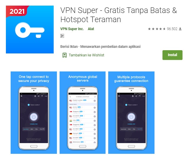Aplikasi VPN Super