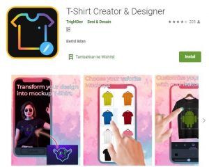 Download 7 Aplikasi Desain Kaos dan Jaket Gratis di Android - Hallo GSM