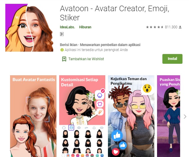Avatoon Avatar Creator Emoji Stiker