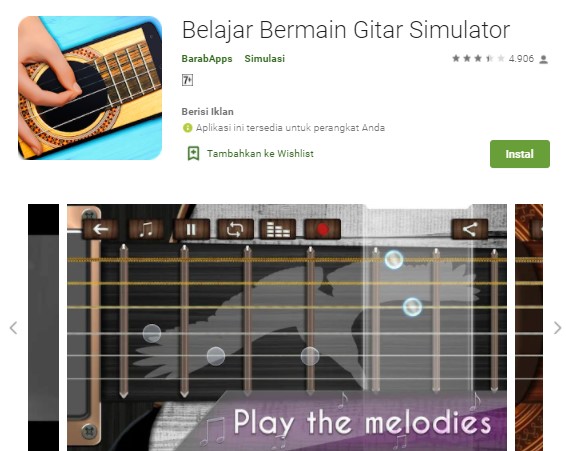 Belajar Bermain Gitar Simulator Belajar Bermain Gitar Simulator