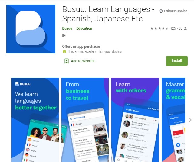 Busuu Aplikasi Belajar Bahasa Jerman