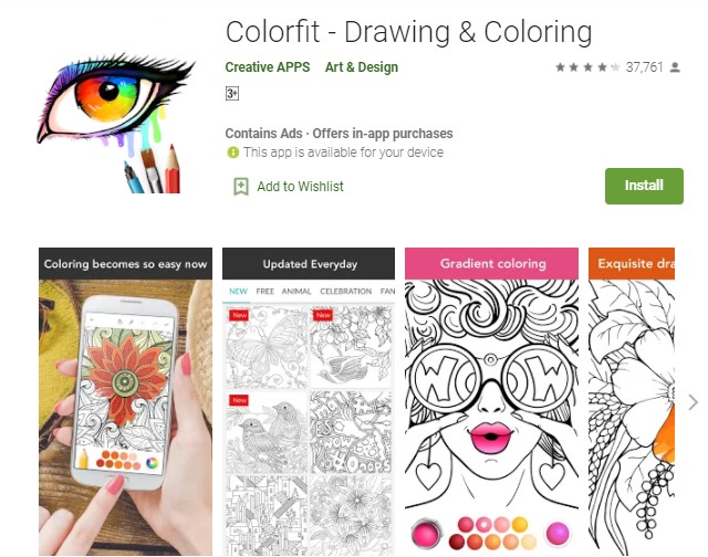 Colorfit – Drawing coloring