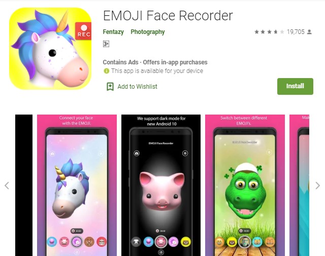 EMOJI FACE RECORDER