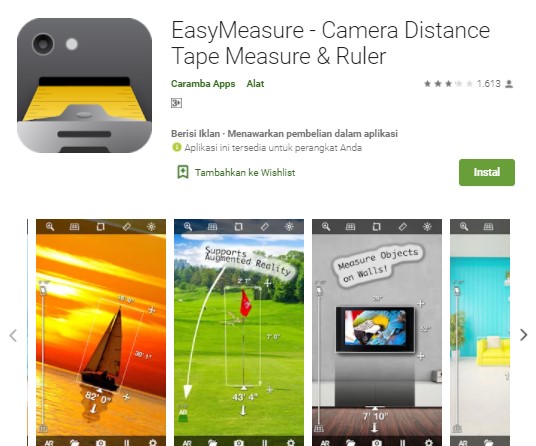 EasyMeasure – Camera distance measurement app