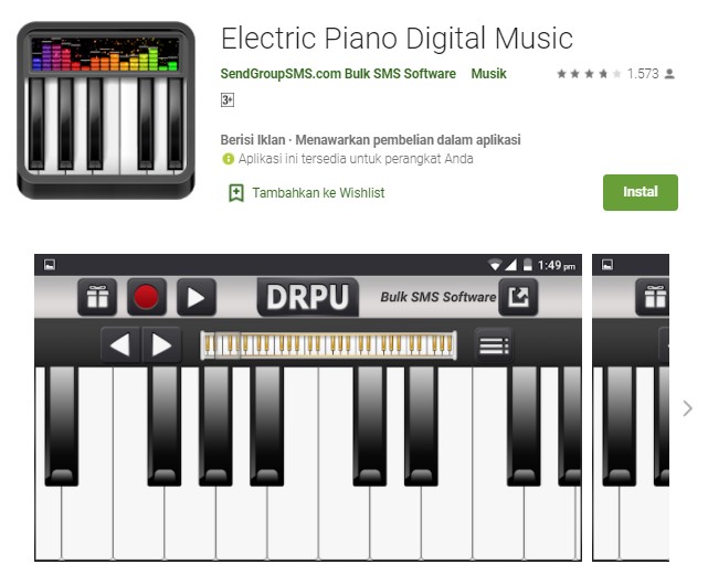 Electric Piano Digital Music