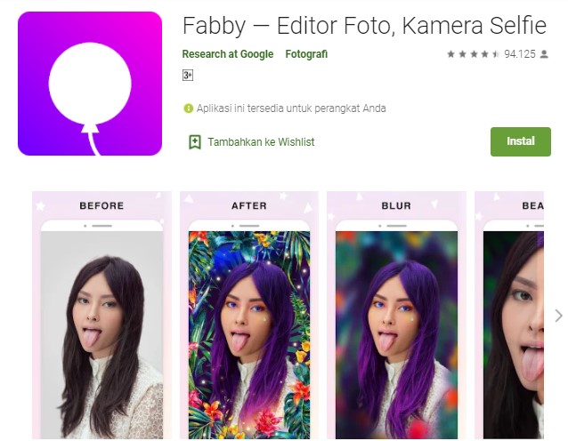 Fabby — Editor Foto Kamera Selfie