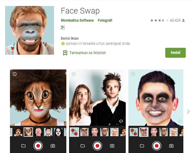 Face Swap Wombatica Software