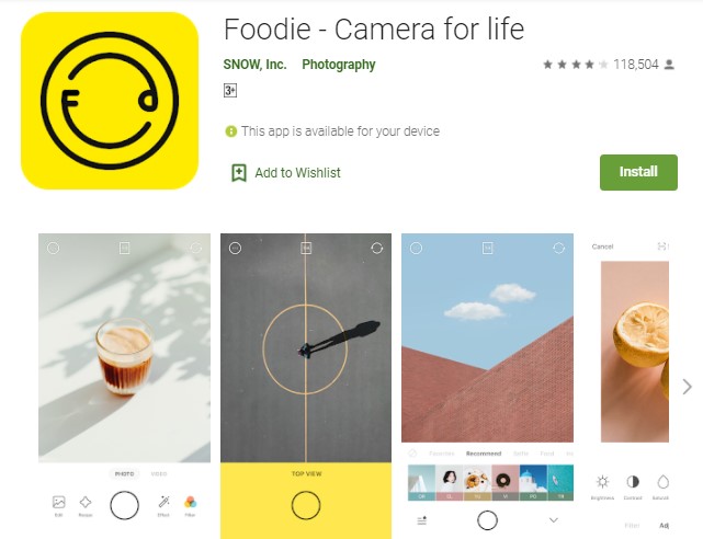 Foodie Aplikasi Kamera Selfie Ala Selebgram