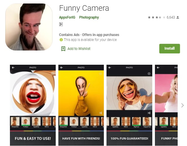 Funny Camera Aplikasi Video Lucu