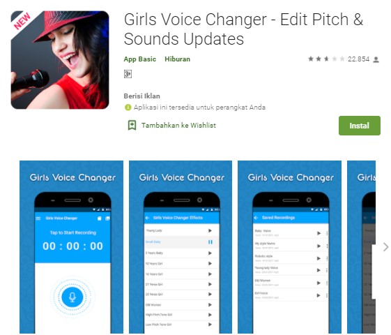Girls Voice Changer Edit Pitch Sounds Updates