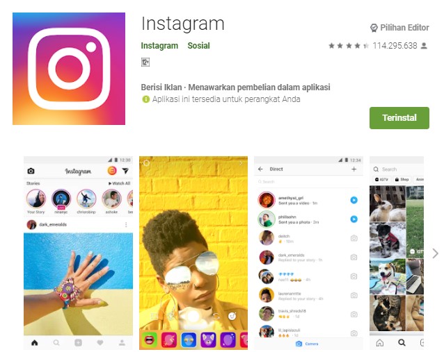Instagram Aplikasi Selfie Terbaik di Android dan iPhone