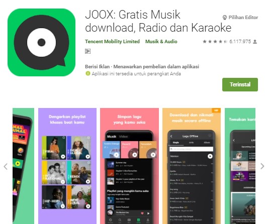JOOX Gratis Musik download Radio dan Karaoke
