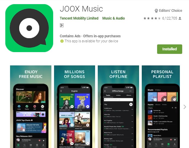 JOOX Music Aplikasi Musik Online