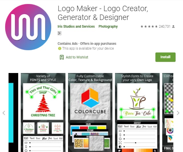 Logo Maker Aplikasi Pembuat Logo Gratis