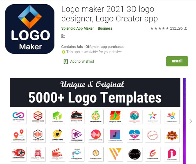 Logo maker 2021 3D logo designer Logo Creator app