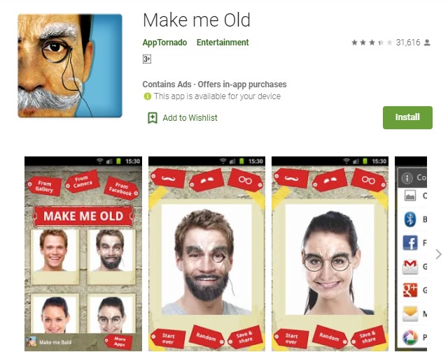 Make Me Old Aplikasi Edit Foto Jadi Tua untuk Android