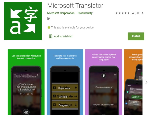 Microsoft Translator