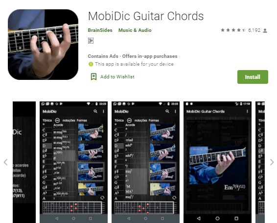 MobiDic Guitar Chords MobiDic Guitar Chords