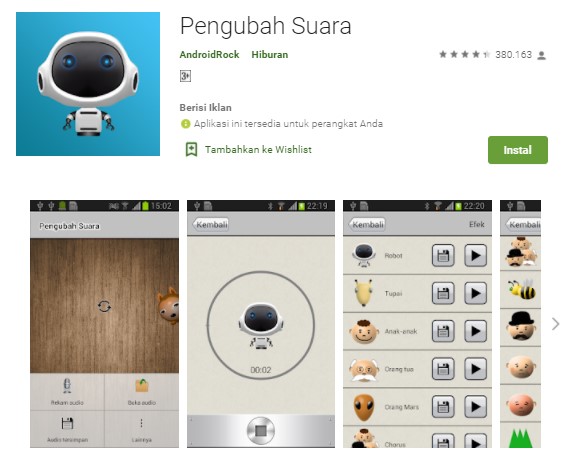 Pengubah Suara Pengubah Suara