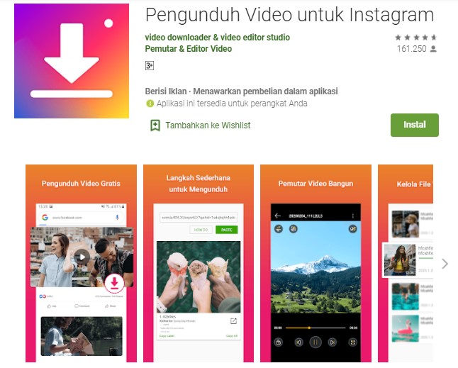 Pengunduh Video untuk Instagram