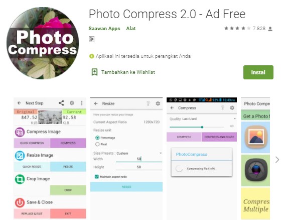 Photo Compress 2.0 Ad Free