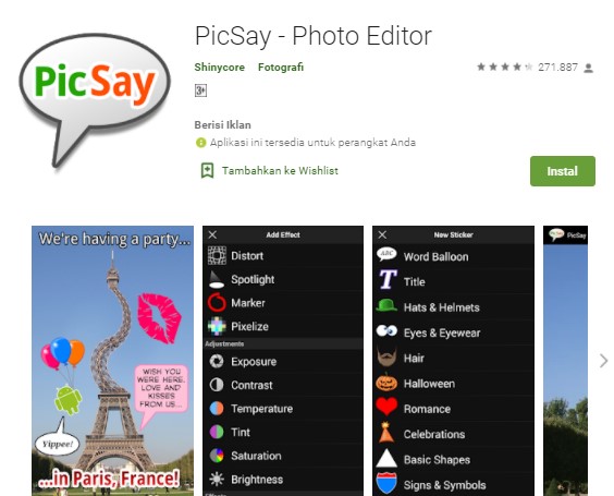 PicSay – Photo editor