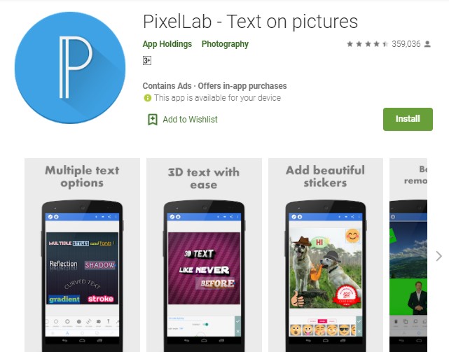 PixelLab Aplikasi Pembuat Logo di Android