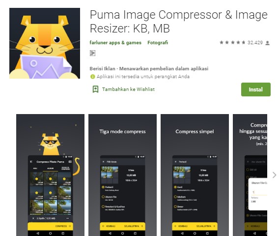 Puma Image Compressor Image Resizer KB MB