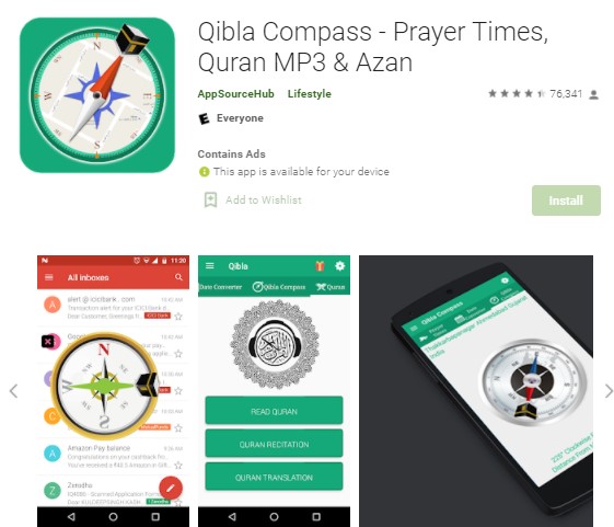 Qibla Compass