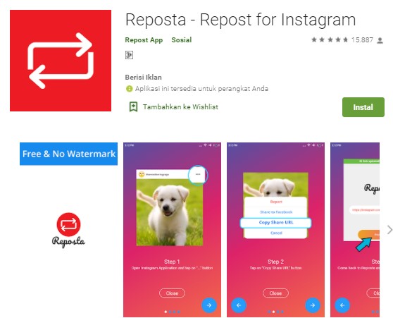 Reposta – Repost for Instagram