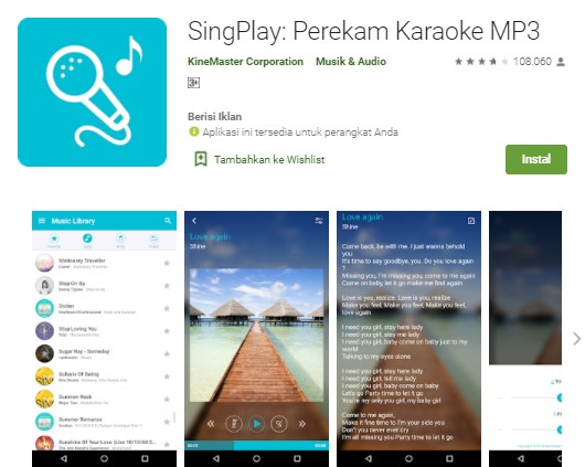 SingPlay Perekam Karaoke MP3