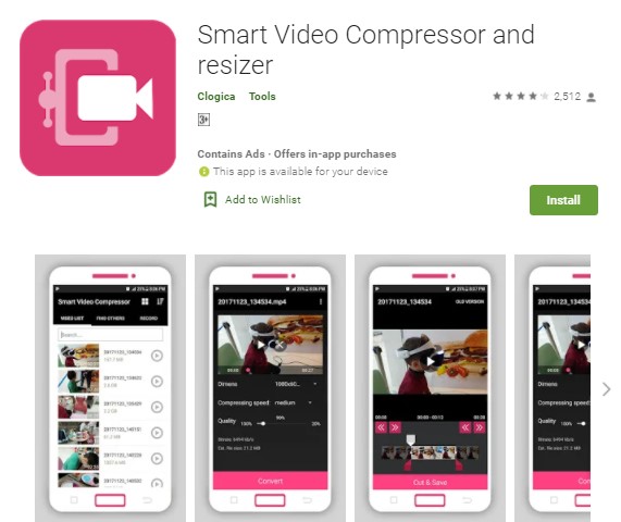 Smart Video Compressor and resizer Aplikasi Kompres Video