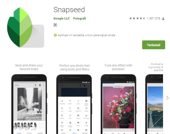 Snapseed Aplikasi Edit Foto Terbaik di Android dan iPhone