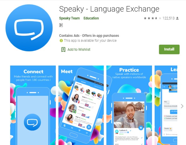 Speaky Aplikasi Chat dengan Bule untuk Belajar Bahasa Inggris