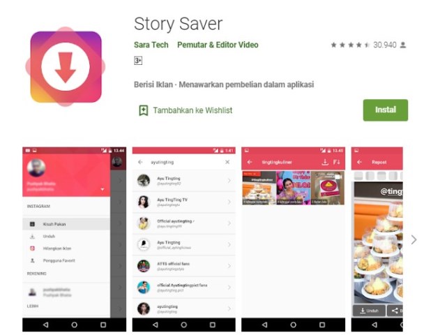 Story Saver Instagram terbaik Story Saver Instagram terbaik